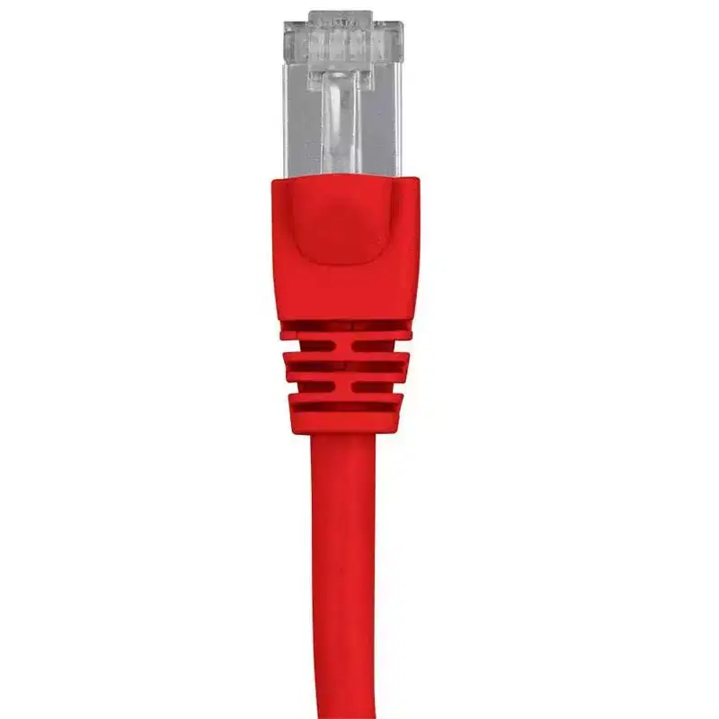 Monoprice Cat6A Ethernet Patch Cable - 10 Feet - Red | Network Internet Cord - RJ45, 550Mhz, STP, Pure Bare Copper Wire, 10G, 26AWG