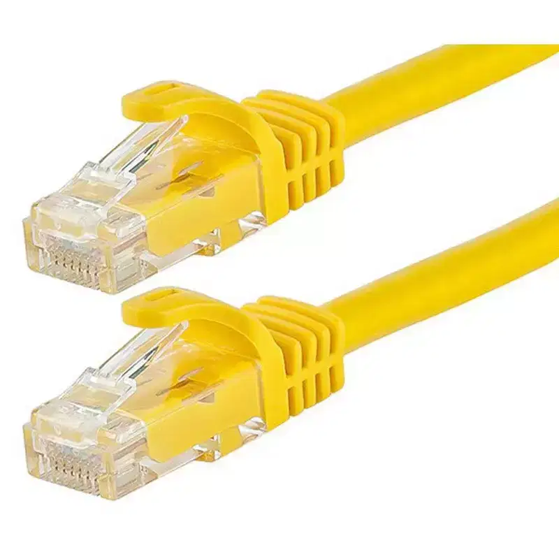 Monoprice Cat6 Ethernet Patch Cable - 0.5 Feet - Yellow | Network Internet Cord - RJ45, Stranded, 550Mhz, UTP, Pure Bare Copper Wire, 24AWG - Flexboot