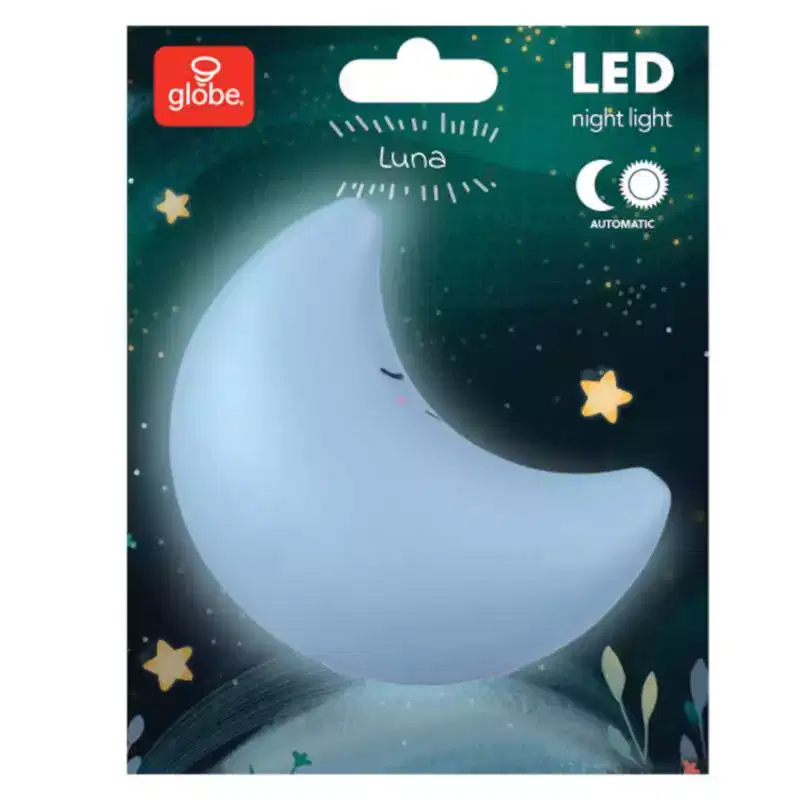 Globe Electric Automatic Plug-in Moon LED Night Light (Case of 4)