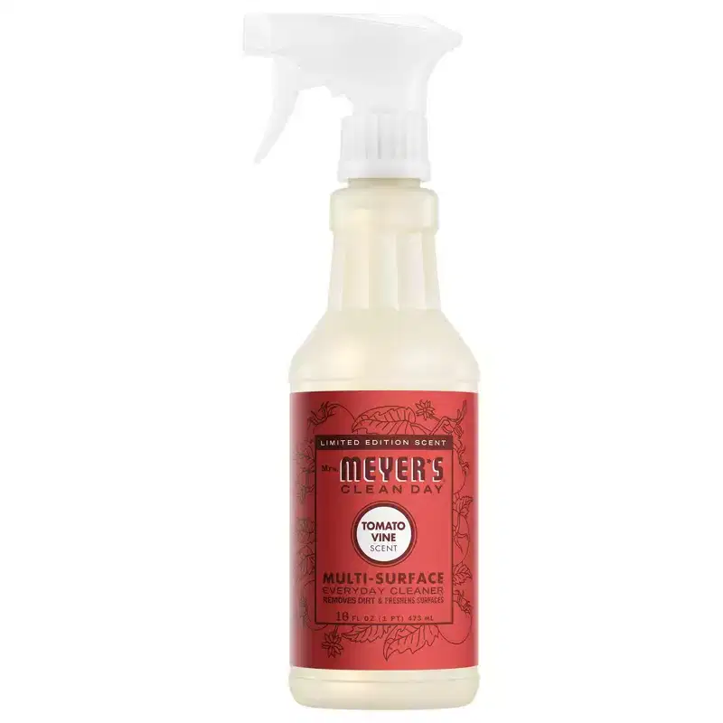 Mrs. Meyer's Clean Day Tomato Vine All Purpose Cleaner - 16 fl oz: Liquid Multipurpose Spray, Dye & Paraben-Free