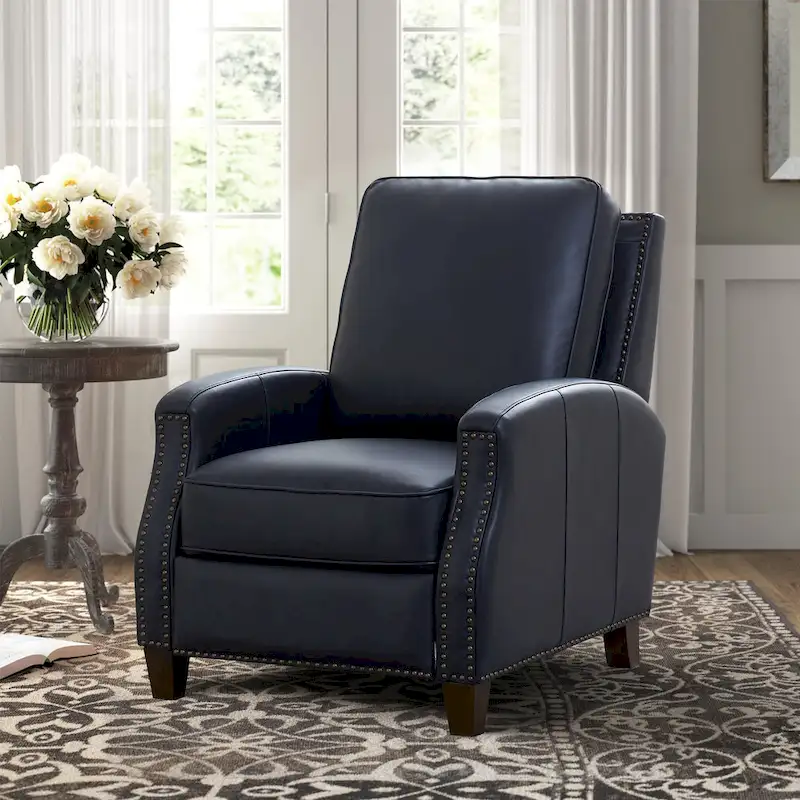 Julian Faux Leather Push Back Recliner by Greyson Living