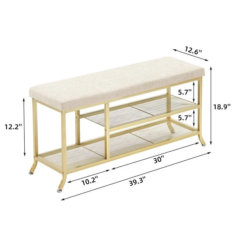 Shoe Storage Bench for Entryway