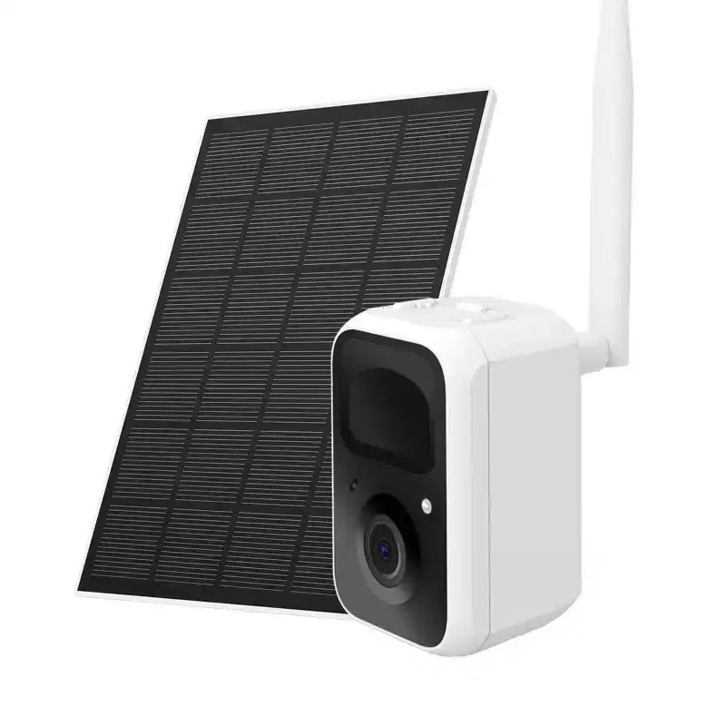 Birdfy HD Bird House Mountable Trail & Pet Camera With Solar Panel White & Black