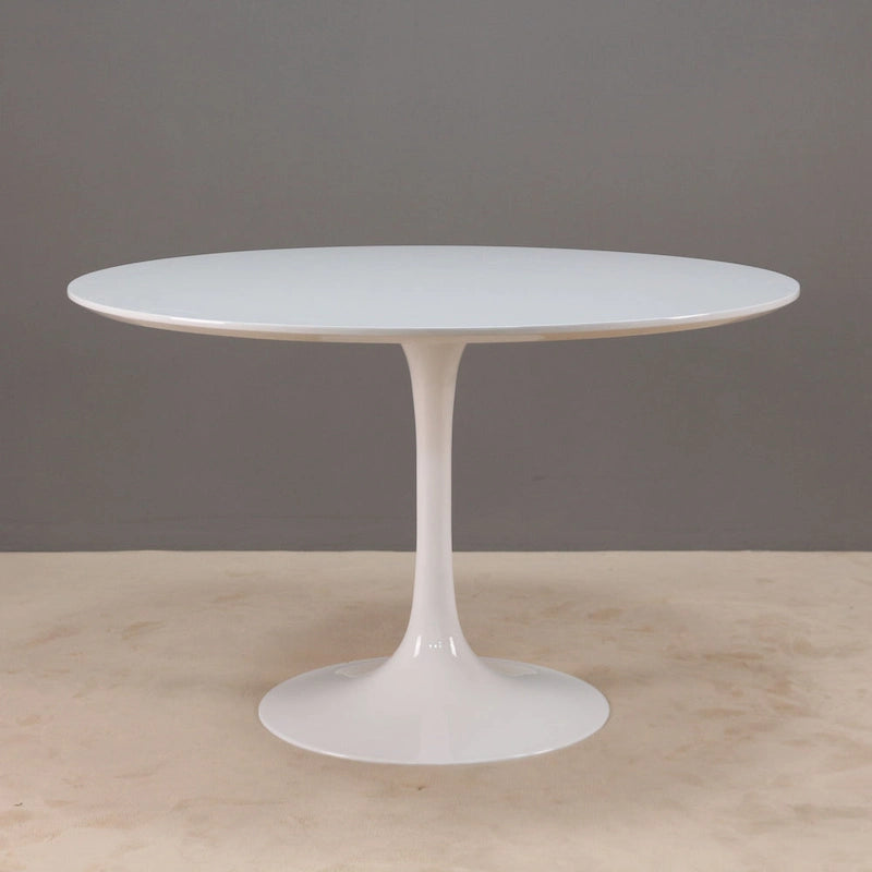 Kelty White Round Pedestal Dining Table
