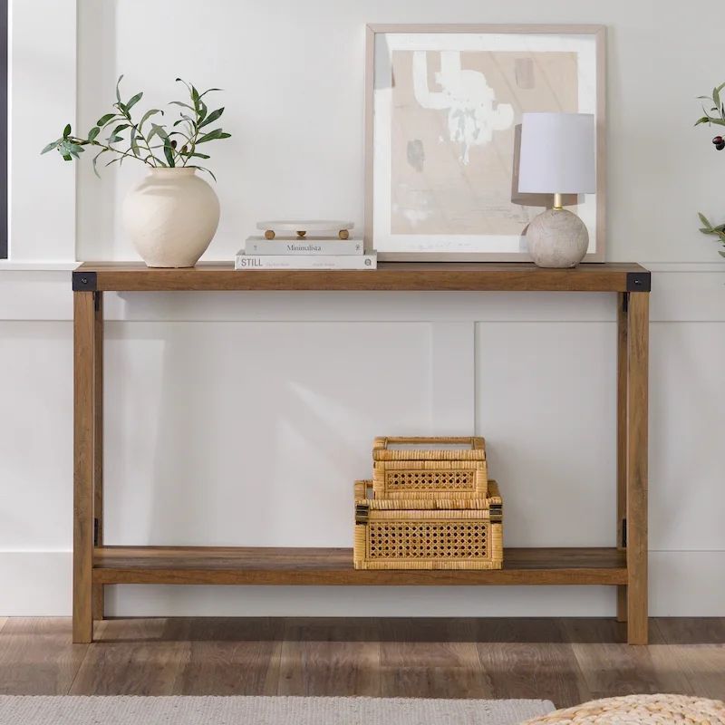 Middlebrook 46-inch X-frame Farmhouse Entry Table