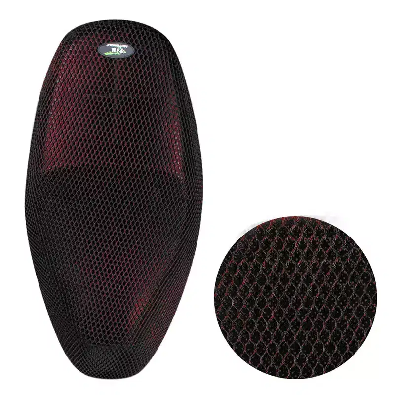 Unique Bargains 3D Breathable Mesh Net Protector Cushion Motorcycle Moped Seat Cover XXL