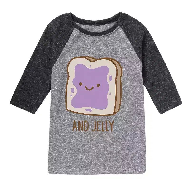 Boys' - Instant Message - Twins And Jelly Raglan Graphic T-Shirt