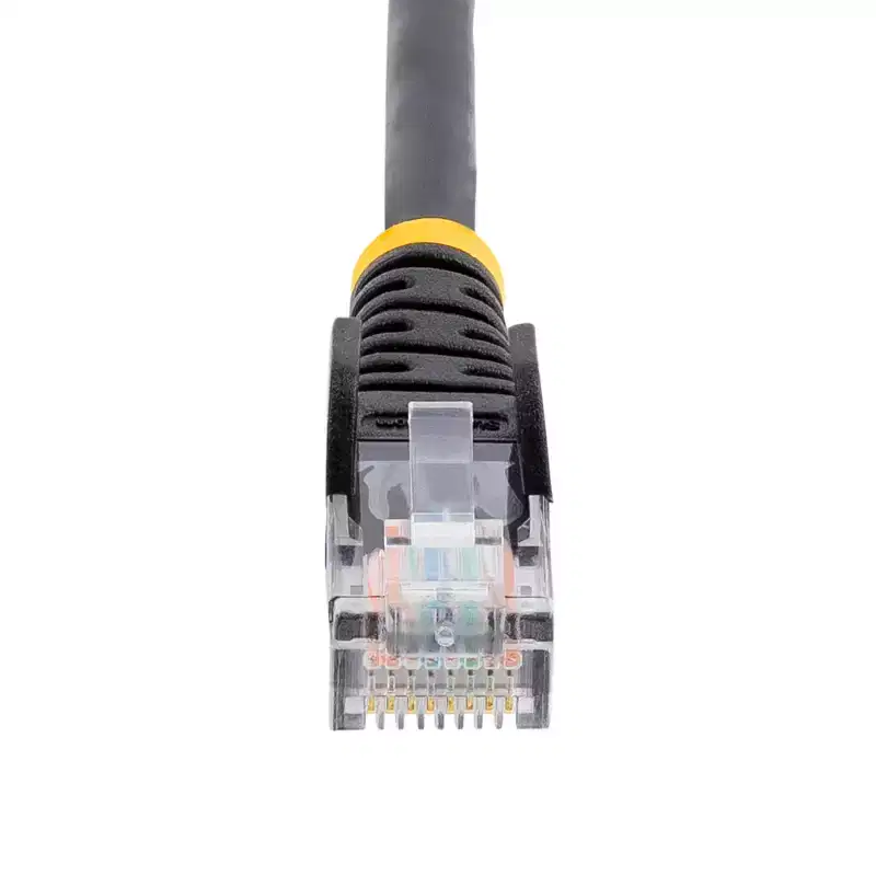 StarTech.com 25 Ft Black Cat5e Snagless Patch Cable