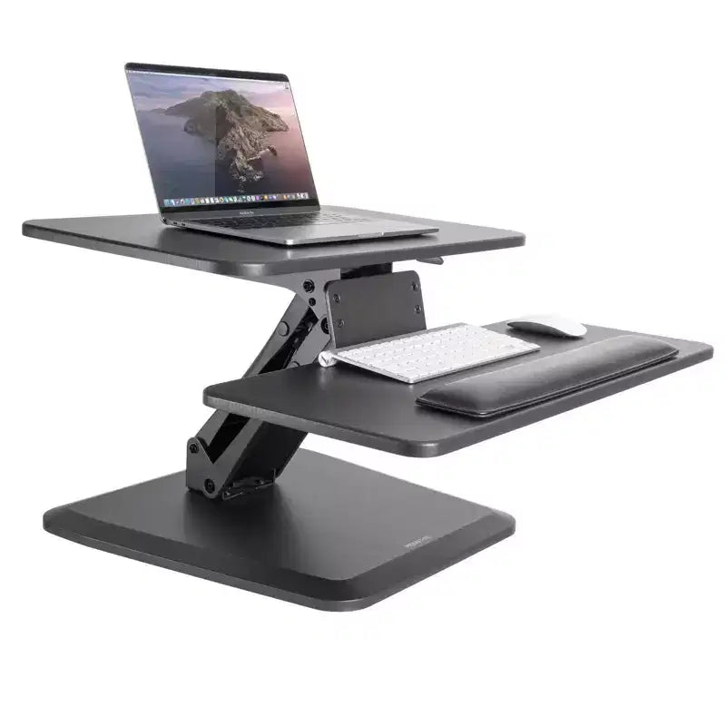 Sit Stand Desk Converter, Ergonomic Height Adjustable Tabletop Standing Desk
