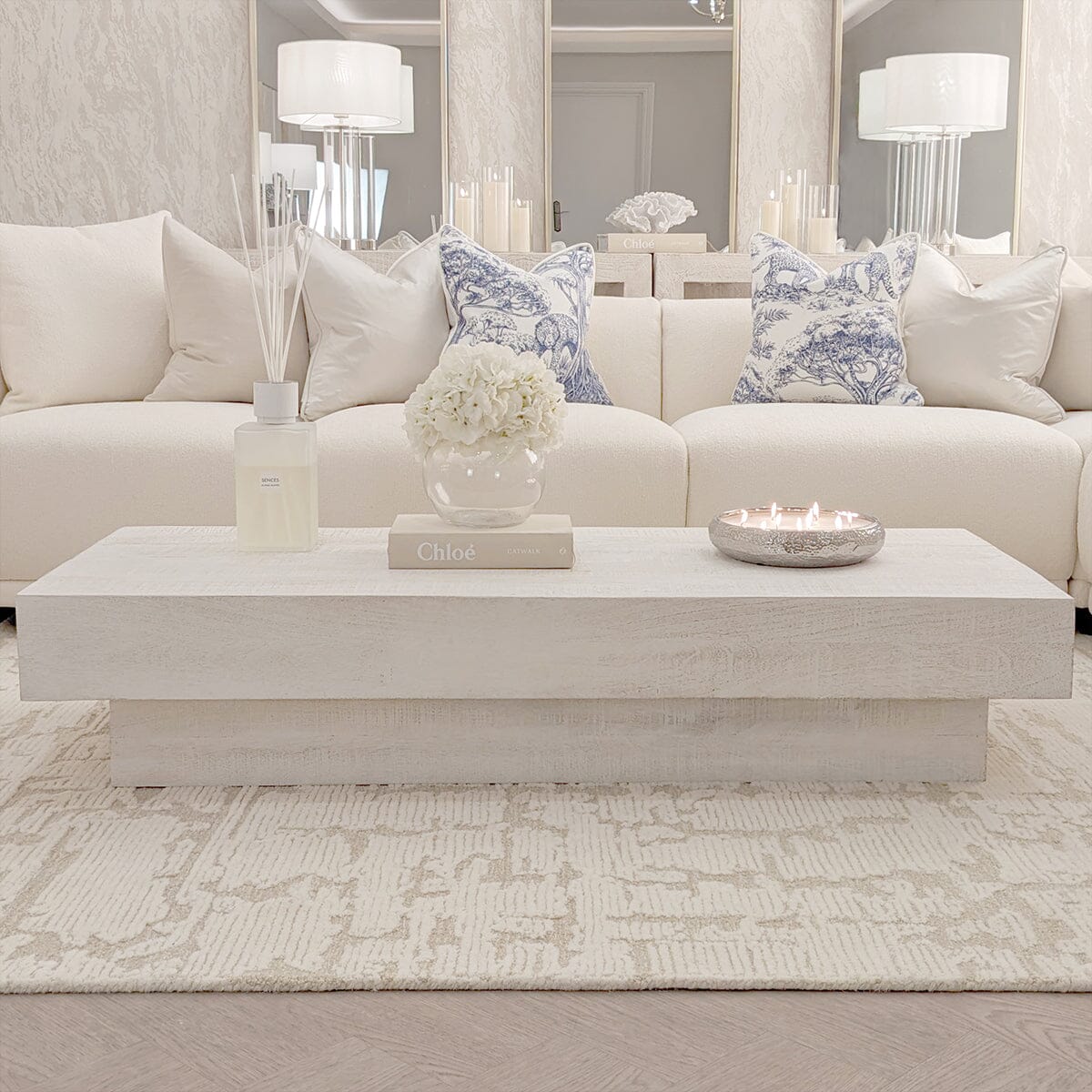 Whitewash Coffee Table