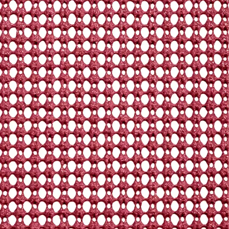 Smart Design Set of 6 12"x10ft Classic Grip Shelf Liner Chili Pepper: Non-Adhesive Solid Red Liners for Kitchen & Drawers