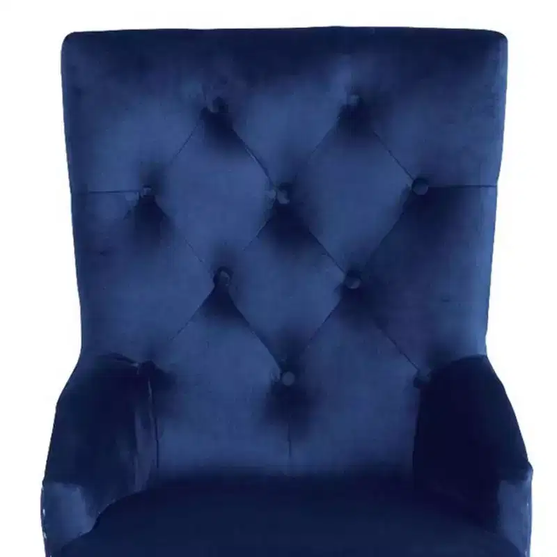 Acme Furniture Direct Only Dining Chairs Blue Velvet/Black Finish