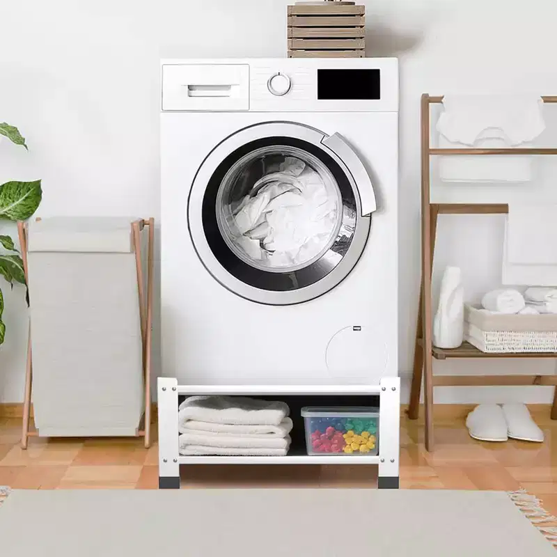 2 Pack Laundry Pedestal for Washer and Dryer, 28 Steel Washing Machine Base with Storage Shelf, 800Lbs Capacity Washer and Dryer Stand