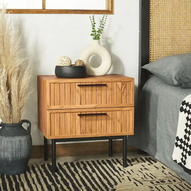 Home 2 Drawer Nightstand