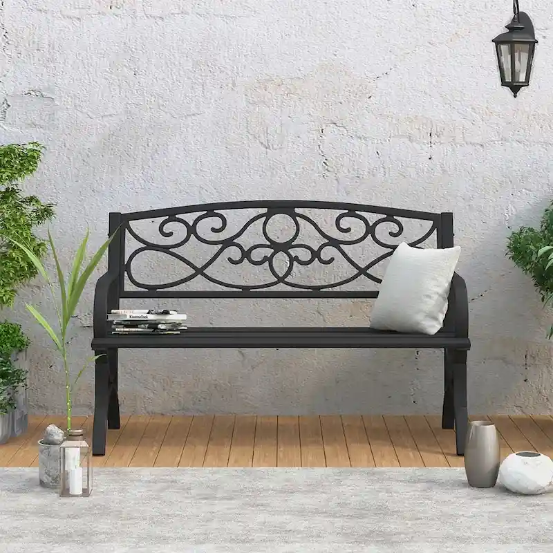 Maypex Steel Garden Bench