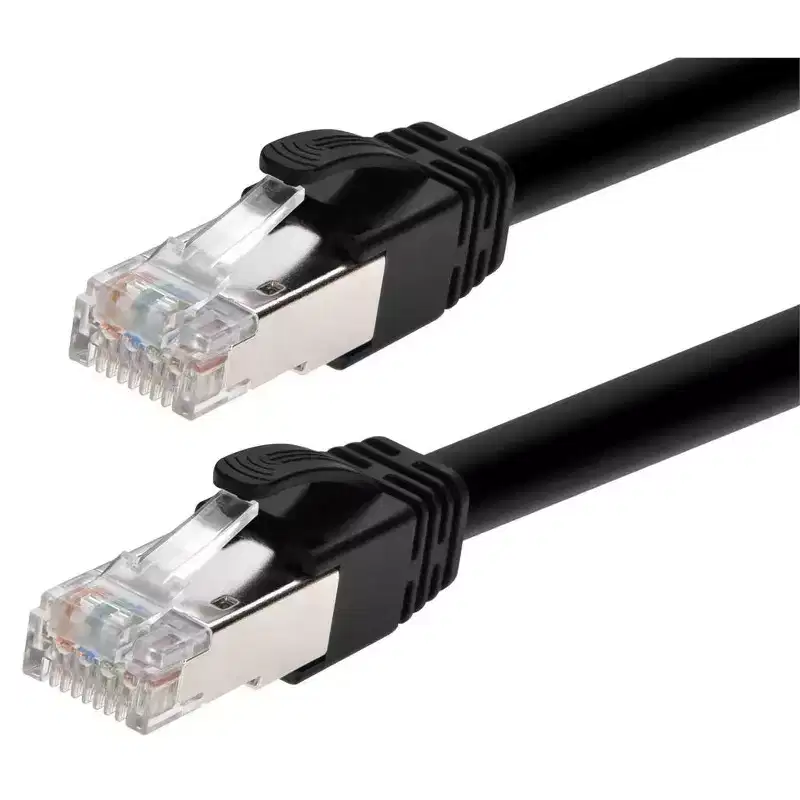 Monoprice Cat6A PoE Patch Cable - 10ft - Black, 100W, PoE ++ (IEEE 802.3af/at/bt), UTP, 22AWG, 500MHz, Pure Bare Copper, Shielded RJ45, Ethernet Cable