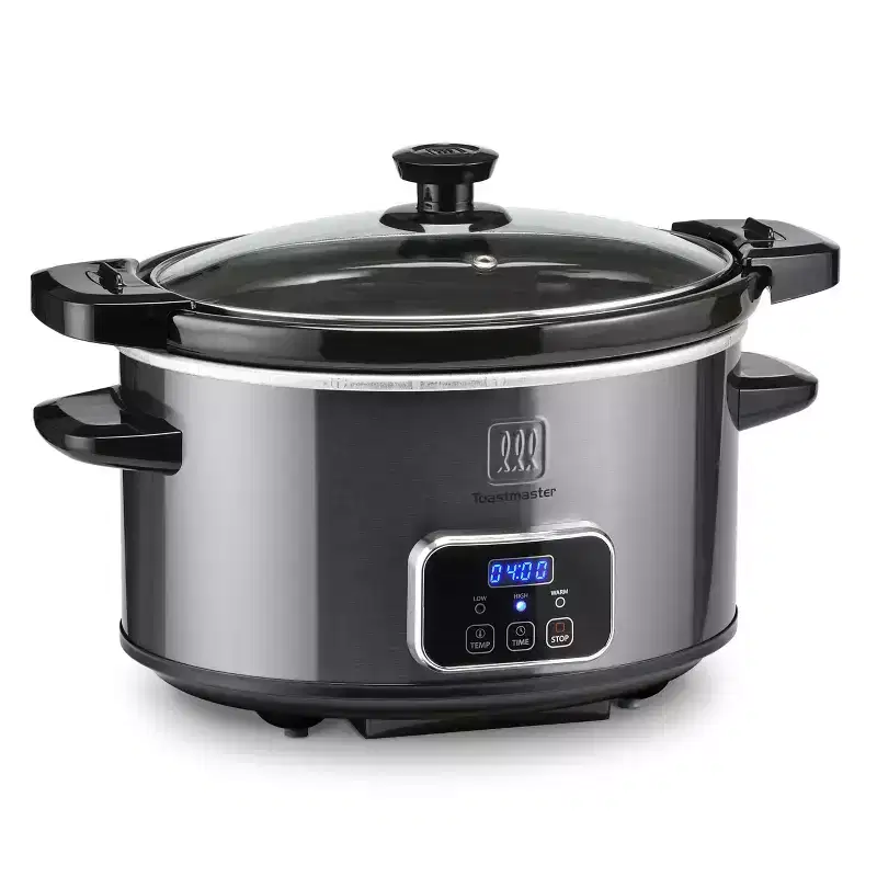 Toastmaster 4-Quart Digital Slow Cooker with Locking Lid