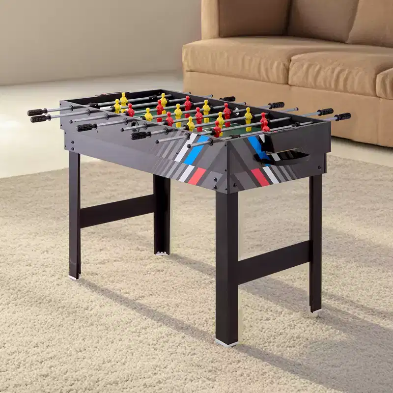 VEVOR 4-in-1 Combo Game Table Set, 48 Air Hockey Table, Multi Combination Table with Air Hockey, Pool Billiard, Foosball, Ping Pong, Grey