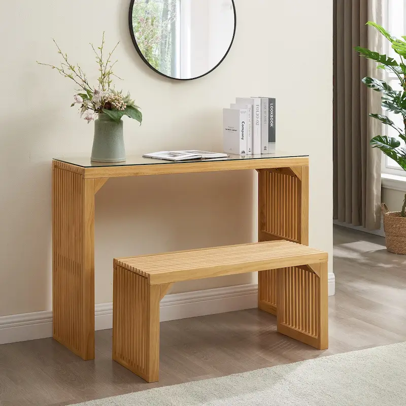 3PCS Dining Bench and Table