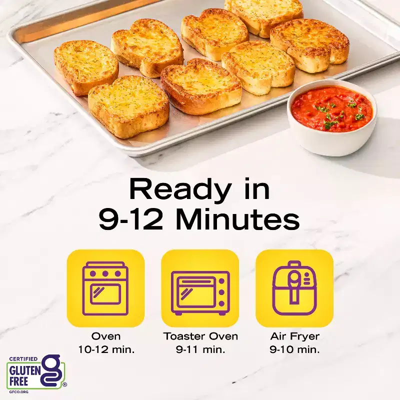 New York Bakery Gluten Free Frozen Five Cheese Texas Toast - 12.35oz