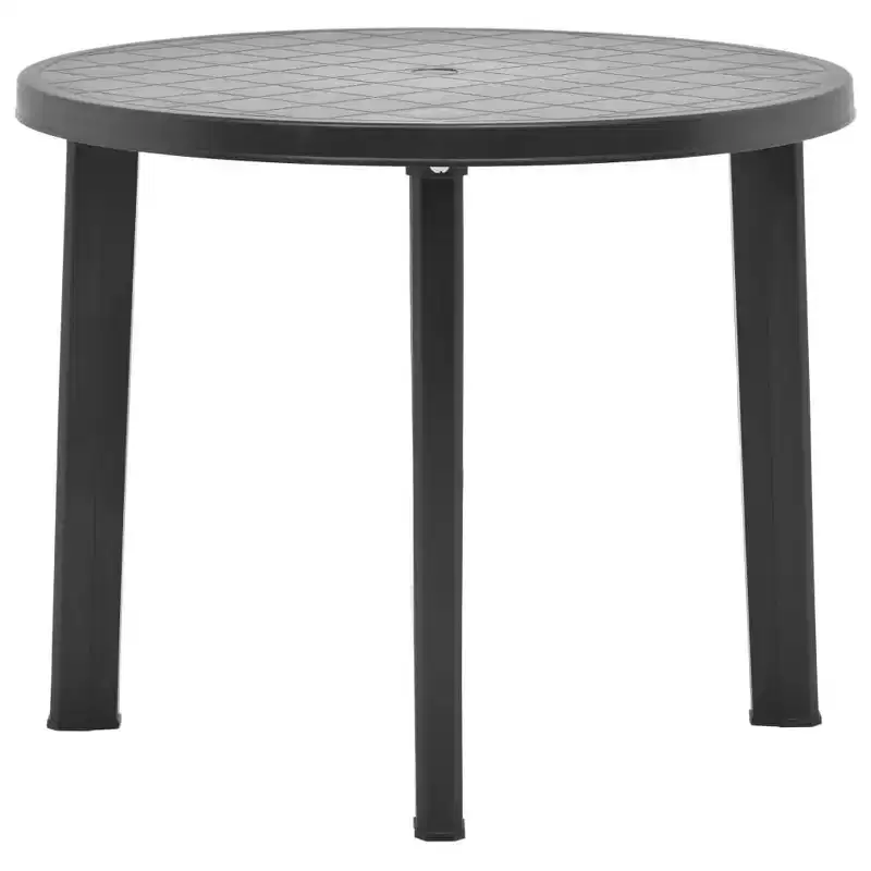 vidaXL Patio Table Rectangular Outdoor Garden Table Patio Furniture Plastic