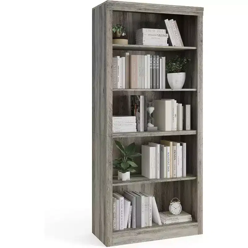 Bookcase 71 Tall 5-Tier Open Shelf