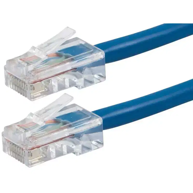 Monoprice Cat6 Ethernet Patch Cable - 3 Feet - Blue | Network Internet Cord - RJ45, Stranded, 550Mhz, UTP, Pure Bare Copper Wire, 24AWG - Zeroboot