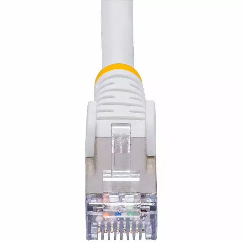StarTech.com 30ft White CAT8 Ethernet Cable, Snagless RJ45, 25G/40G 2000MHz, 100W PoE, S/FTP, 26AWG Pure Bare Copper, LSZH Network Patch Cord