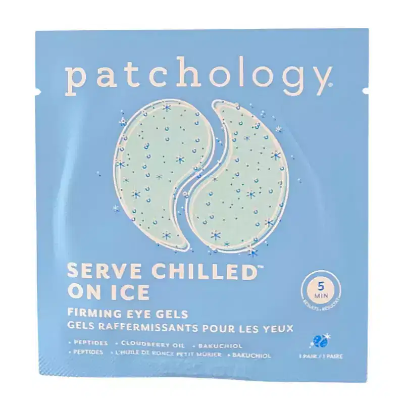 Patchology Serve Chilled On Ice Firming Eye Gels (Pack of 3 Pairs) Chill out and firm up with a five-minute icy refresh for your eyes.