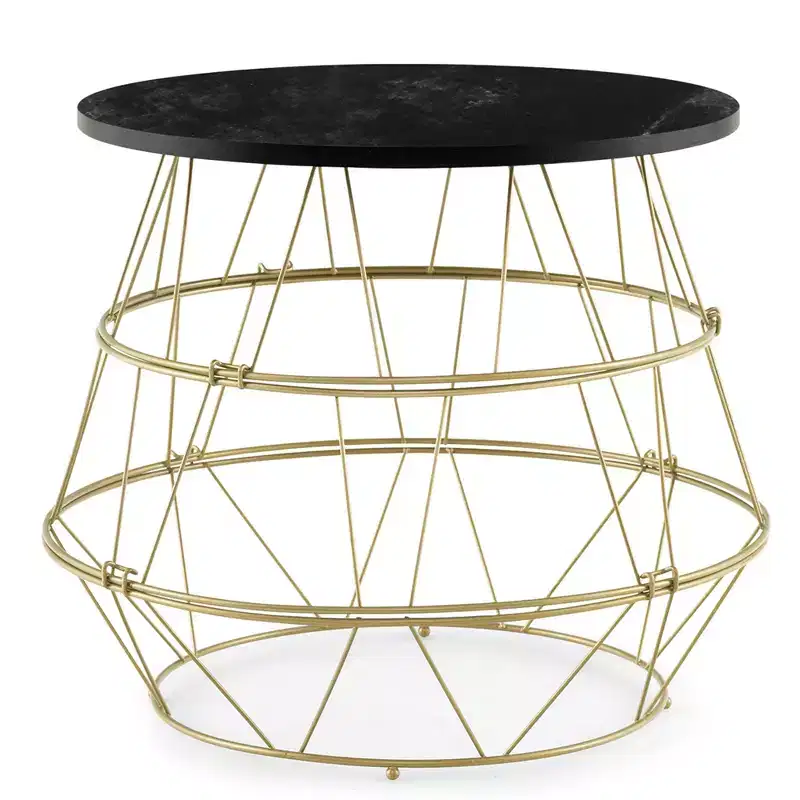 Costway Round Side End Coffee Sofa Table Nightstand with Storage Space Removeable Top