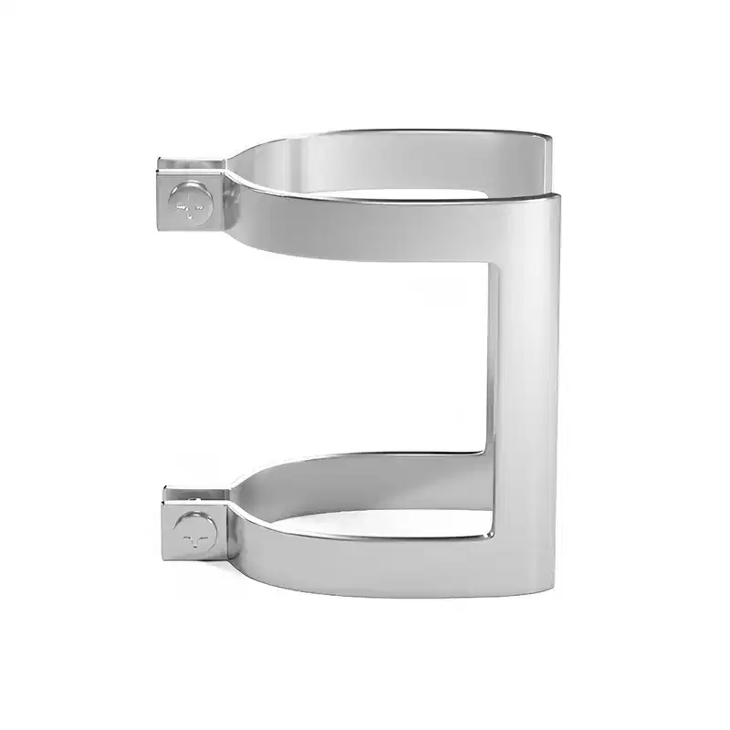 Brixwell 22-67pa Shower Door Handle Set complete Bracket Assembly chrome Plated With Screws