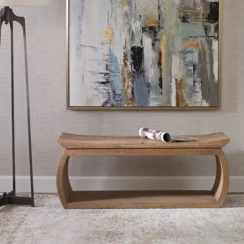 Connor Reclaimed Wood Bench - 42W x 17H x 14D