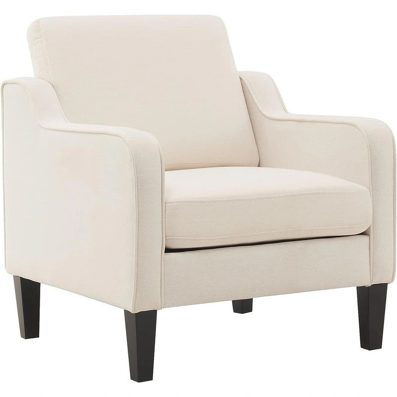 VINGLI Mid Century Modern Fabric Accent Chair