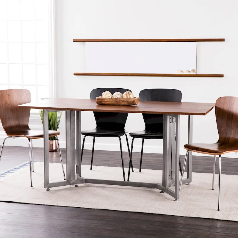 Drop Leaf Console to Dining Table - Black