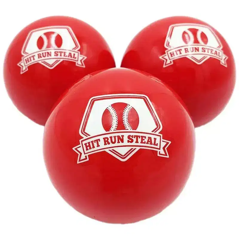Hit Run Steal 3-inch Weighted Baseballs Hitting, Arm Strength, Throwing 6-Pack