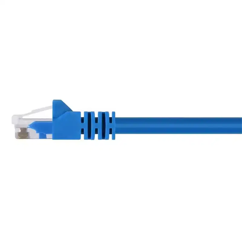 Monoprice Cat5e Ethernet Patch Cable - 3 Feet - Blue | Network Internet Cord - RJ45, Stranded, 350Mhz, UTP, Pure Bare Copper Wire, 24AWG