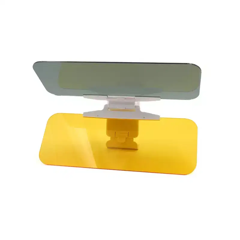 Unique Bargains Adjustable Anti-glare Sun Visor Flip Down Sunshield Day Night Vision for Car