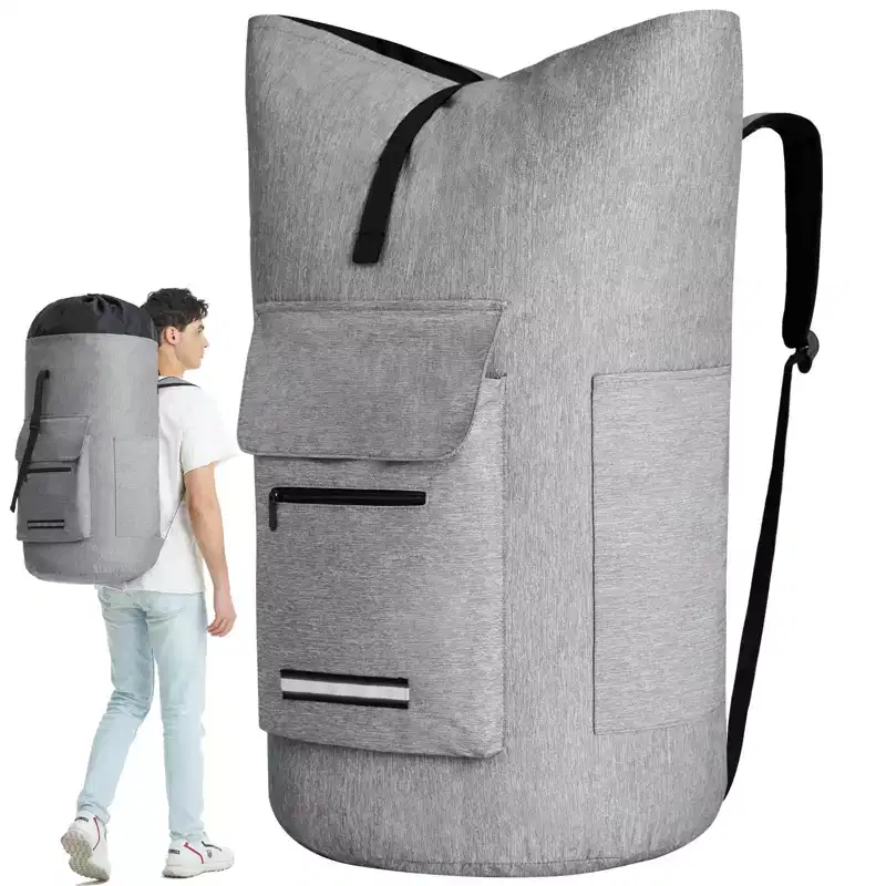 Narwey Laundry Backpack Bag, 115L Extra Large Laundry Bag with Straps