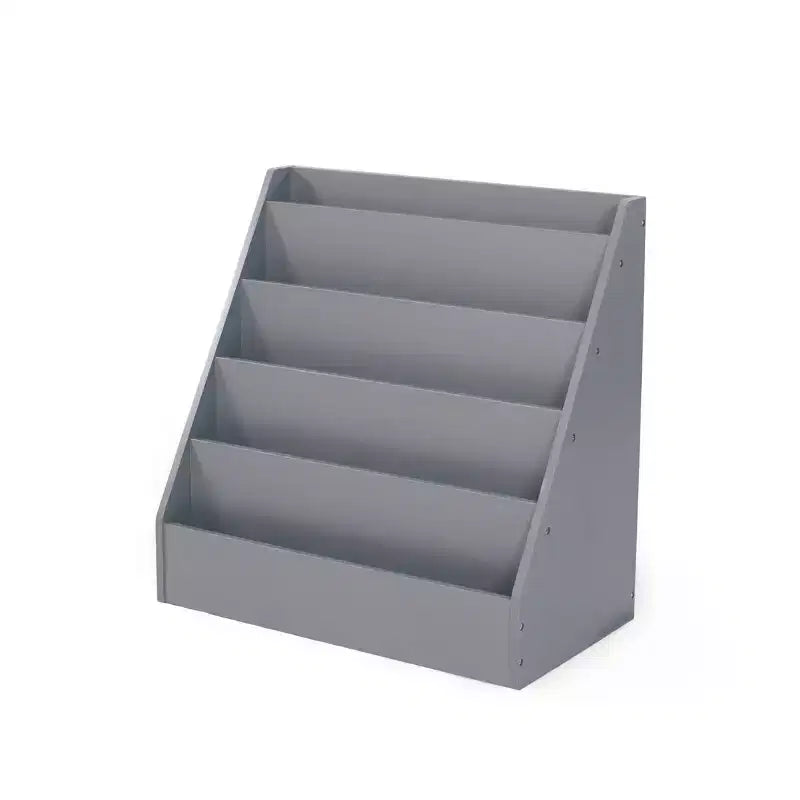 Kids' Explorer 4-Shelf Wooden Bookshelf Gray �C 24