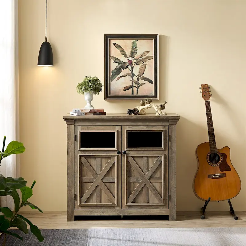2 Doors Cabinet Large Buffet Sideboard Cabinet