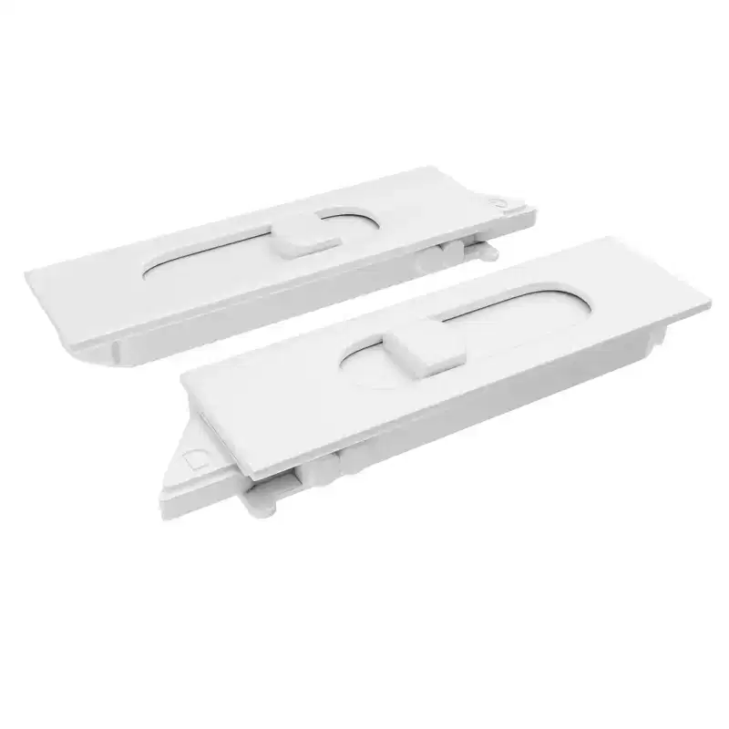 Brixwell 85-932RLH Snap-In Tilt Latch Pair Plastic Material Right and Left Hand Side White Finish