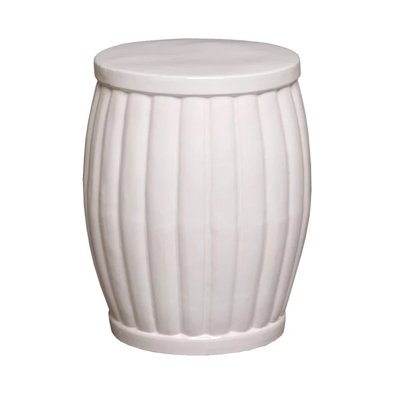 Fluted Garden Stool