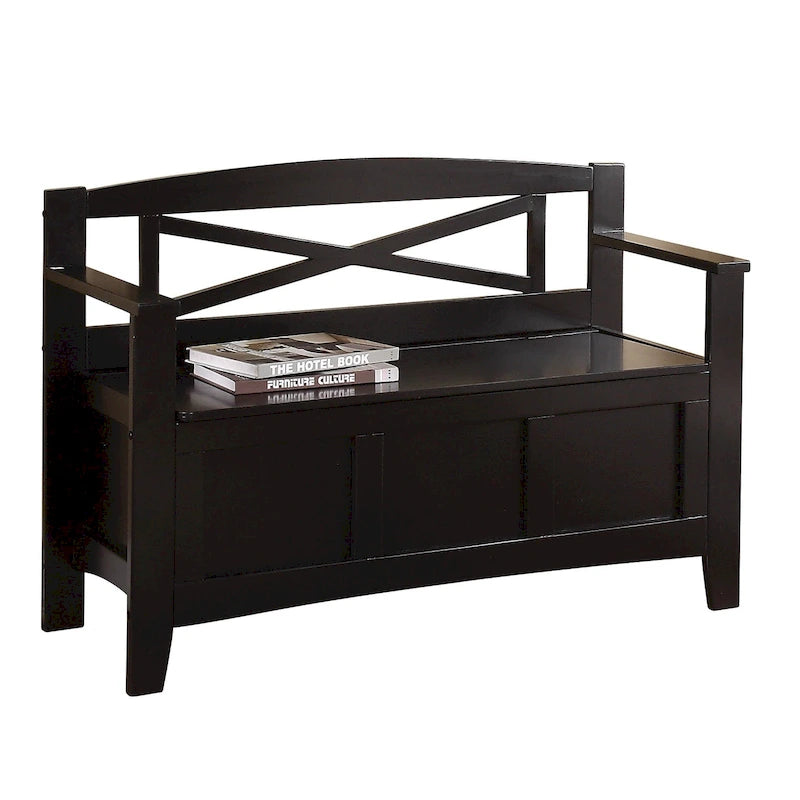 Entryway Bench with Flip Up Storage