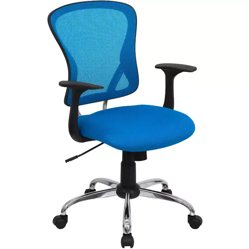 Multi-Color Mid-Back Mesh Swivel Task Chair, 1-Person