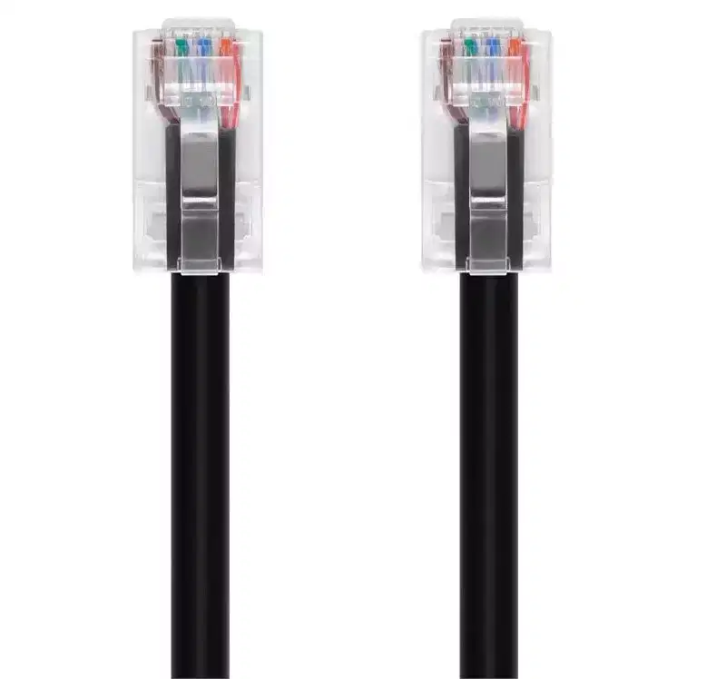 Monoprice Cat6A Patch Cable - 3 Feet - Black | 26AWG, 10G, Bare Copper Conductor, Gold Plated Copper Connector, RJ45, Non-Booted Ethernet Cable