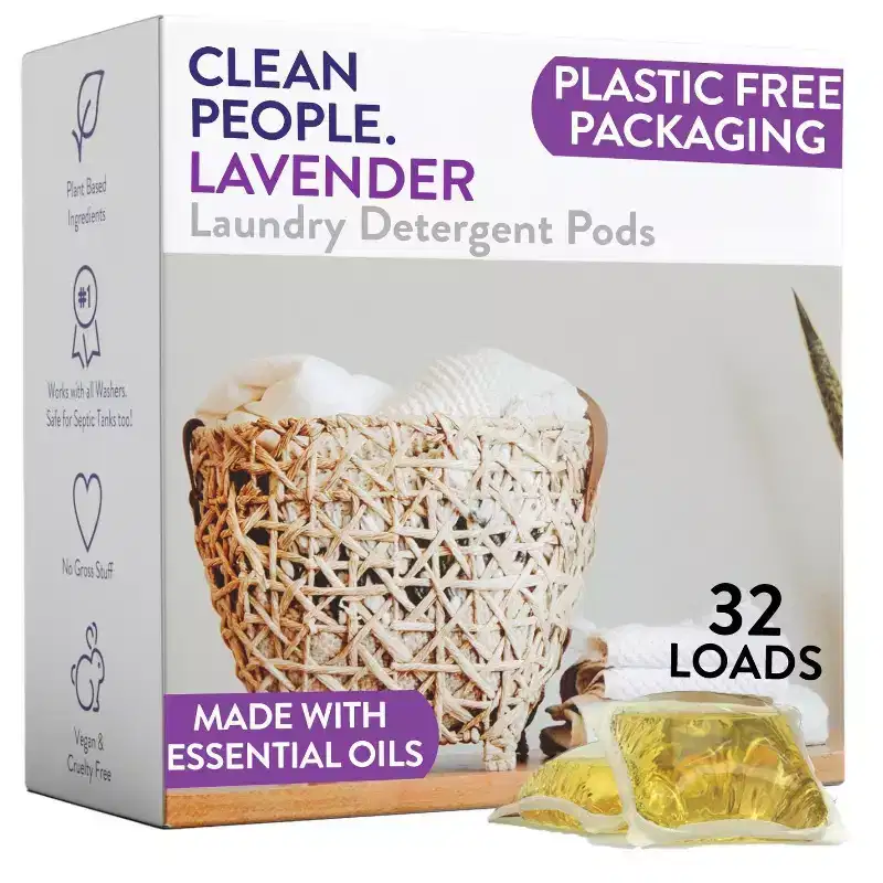 Laundry Detergent Pods - Hypoallergenic Laundry Pods - Ultra Concentrated, Recyclable Packaging, Stain Fighting