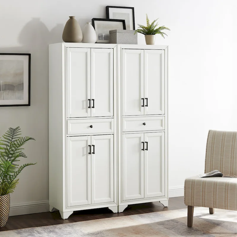 Crosley Tara 2-piece Pantry Set - 47.5W x 15D x 67.75H