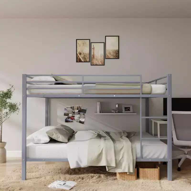 Full Over Full Bunk Bed with Ladder