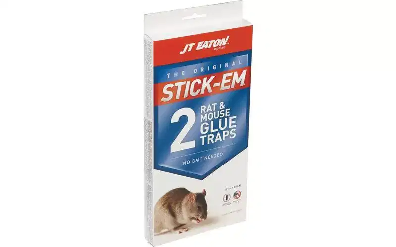 JT Eaton Stick-Em Glue Mouse & Rat Trap (2-Pack)