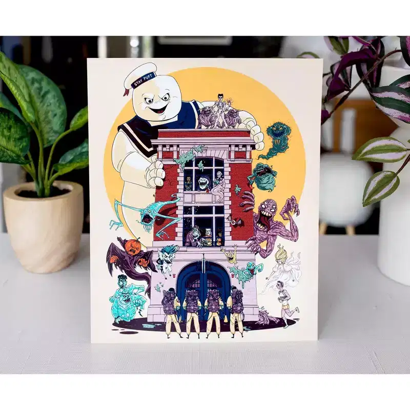 Ghostbusters 2 8x10 Art Print by Fredrik Eden